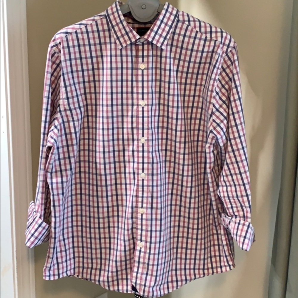 Untuckit Bonnet Blue and Pink Gingham - XL